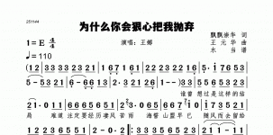 为什么你会狠心把我抛弃