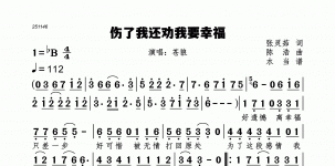 伤了我还劝我要幸福