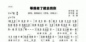 等我老了就去找你