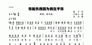 你能伤我因为我在乎你