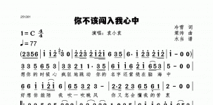 你不该闯入我心中