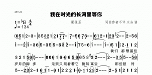 我在时光的长河里等你