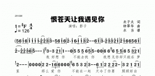 恨苍天让我遇见你