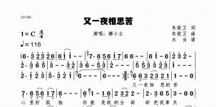 又一夜相思苦