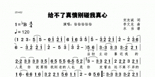 给不了真情别碰我真心