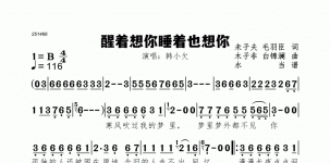 醒着想你睡着也想你