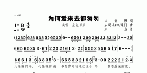 为何爱来去都匆匆