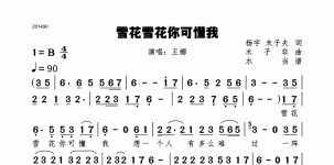 雪花雪花你可懂我