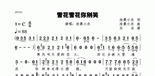雪花雪花你别笑我