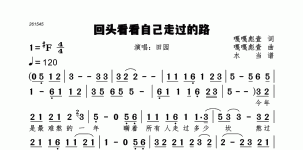 回头看看自己走过的路