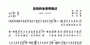 在你的全世界路过