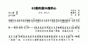 63度的酒36度的心