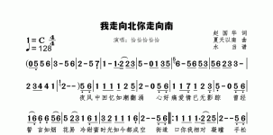 我走向北你走向南 恰恰恰恰恰
