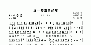 这一路走的好痛