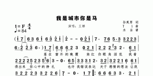 我是城市你是马