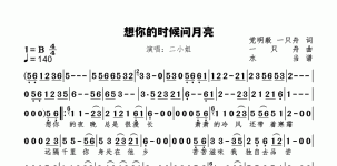 想你的时候问月亮