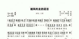 被风吹走的诺言