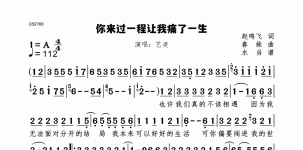 你来过一程让我痛了一生