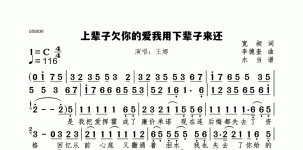 上辈子久你的爱我用下辈子来还