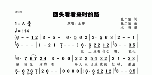 回头看看来时的路