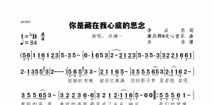 你是藏在我心底的思念