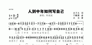 人到中年如何写自己