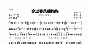 穿过春风拥抱你
