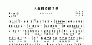 人生的酒醉了谁