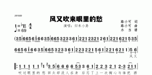 风又吹来眼里的愁