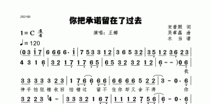 你把承诺留在了过去