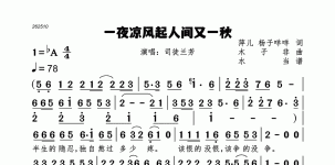一夜凉风起人间又一秋