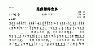 是我想得太多