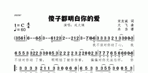 傻子都明白你的爱