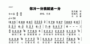 你冷一分我就退一分