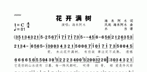 花开满树