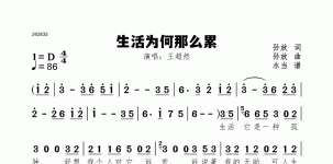 生活为何那么累